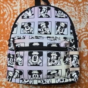 NWT Disney Minnie Character Print Women's Mini Backpack Light Ombre Colors